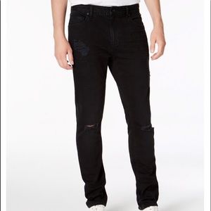 AMERICAN RAG SLIM FIT STRETCH DESTROYED JEANS